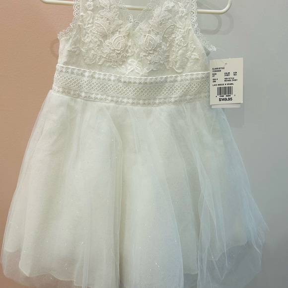 David's Bridal Ivory Lace Dress - Picture 1 of 3